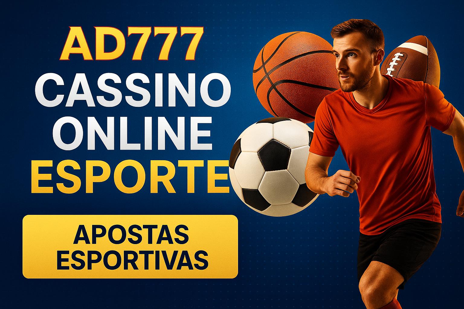 Aposte em apostas esportivas no cassino online AD777