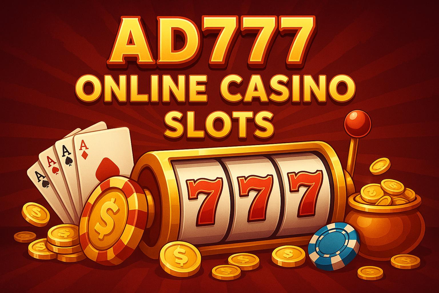 Jogos de Slot no Casino Online AD777