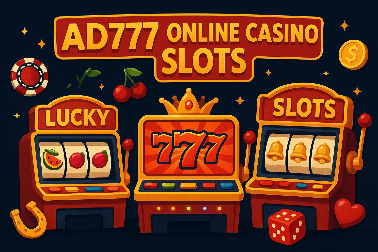 Explore o mundo das slot machines no AD777 Casino